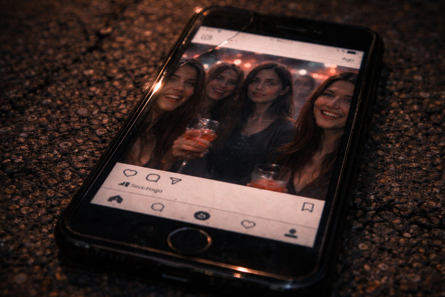 The phone left behind